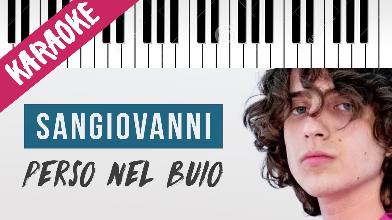 sangiovanni, Madame | perso nel buio // Piano Karaoke con Testo