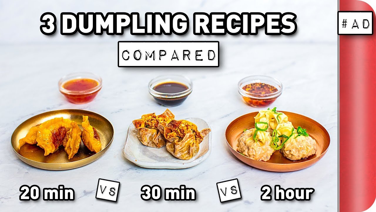 3 Dumpling Recipes COMPARED | Sorted Food