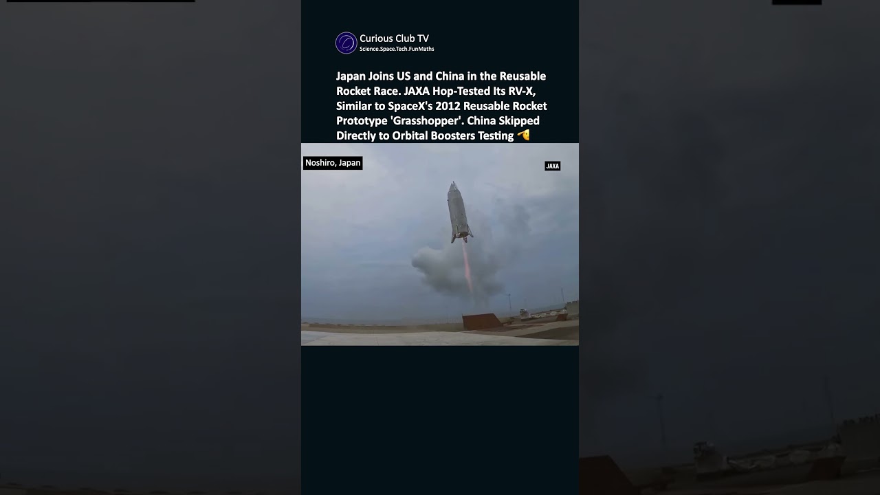 Japan Enters Rocket Race, JAXA just conducted its first test flight of the RV-X