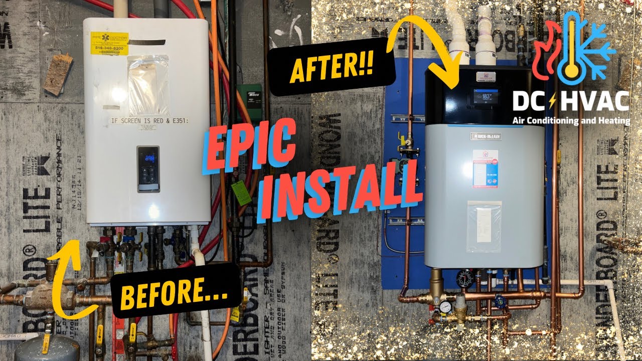 Family In Queens Finally Gets Heat and Hot Water! Combi Boiler Install! Weil Mclain EcoTec 110 C