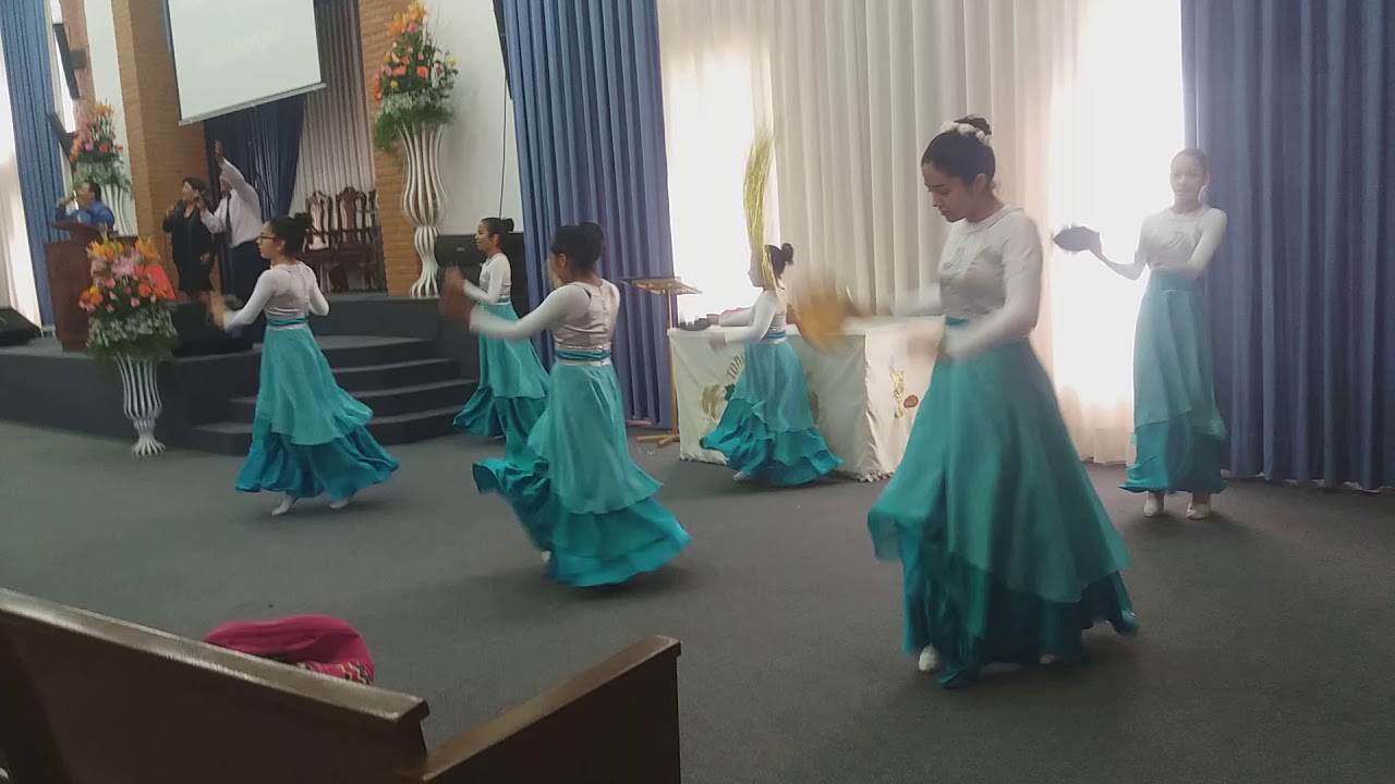 Hay Libertad en la casa de Dios - danza y Pandero completa