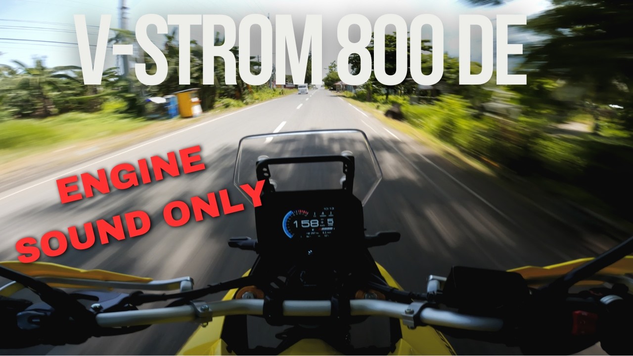 Suzuki V-Strom 800DE cleanest exhaust sound in Philippines