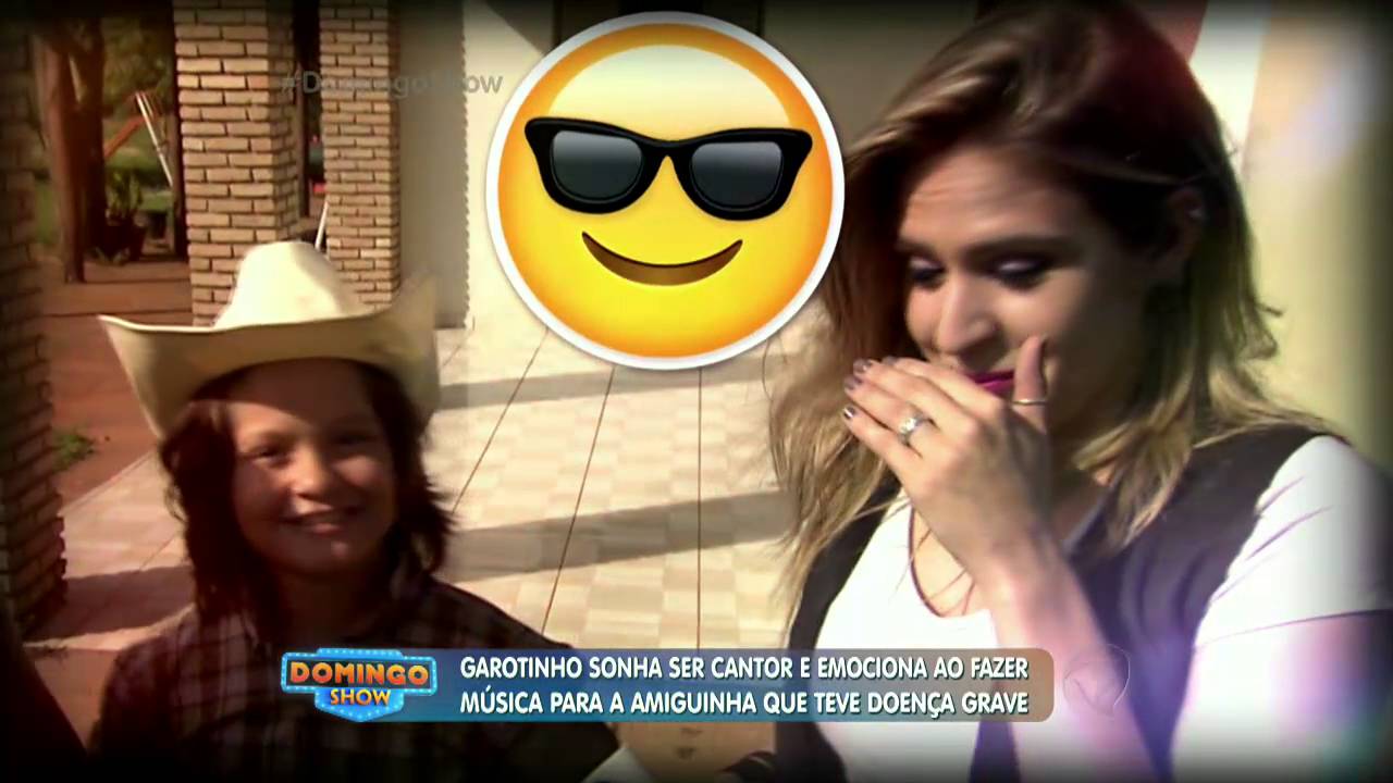 Garotinho emociona ao fazer música para amiguinha que teve doença grave