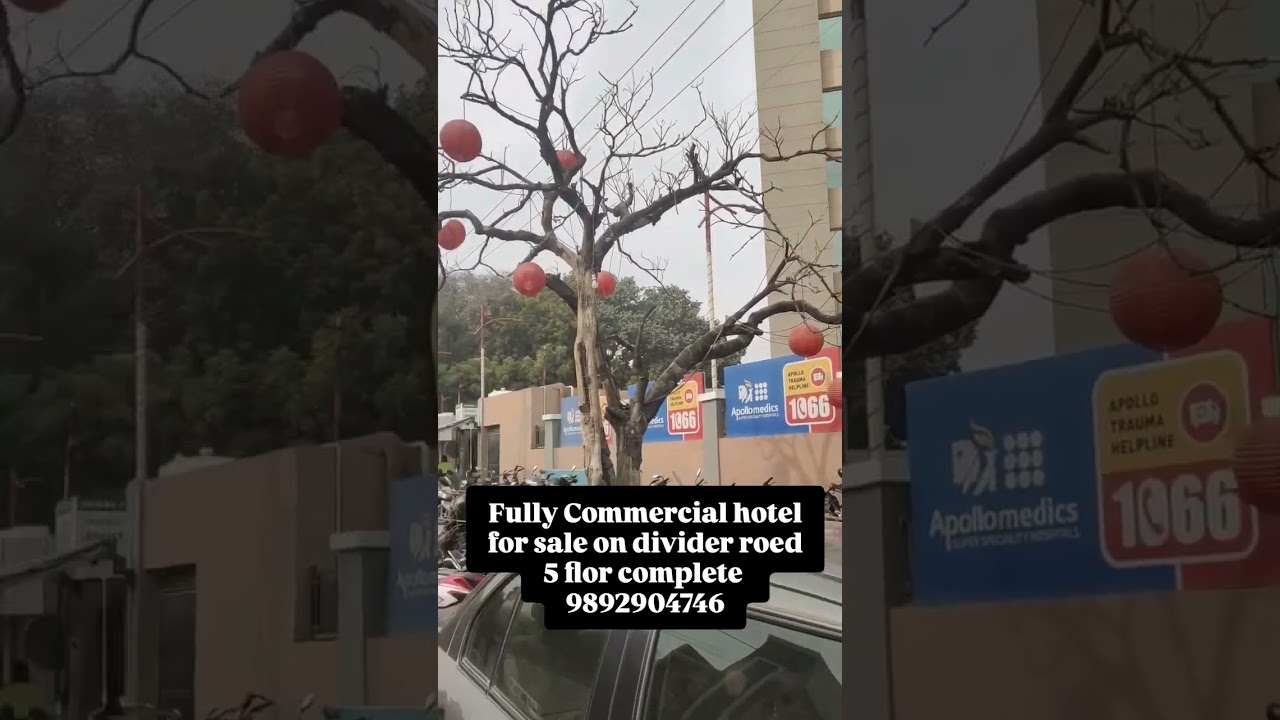 New Hotel for sale (16 rooms attached washrooms new hotel)(with big hall) 