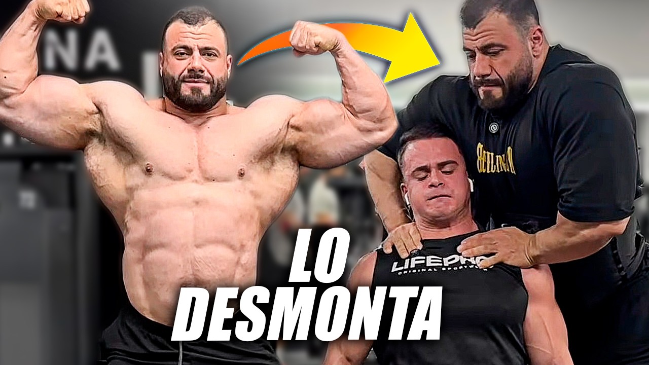 CULTURISTA DESMONTA POR BOCAZAS A JOVEN NATURAL EN ENTRENO BRUTAL DE PIERNAS - Víctor Valdivia