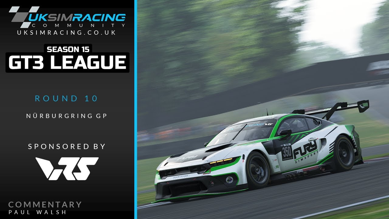 GT3 League Season 15 Sponsored by VRS - Round 10 - Nürburgring GP