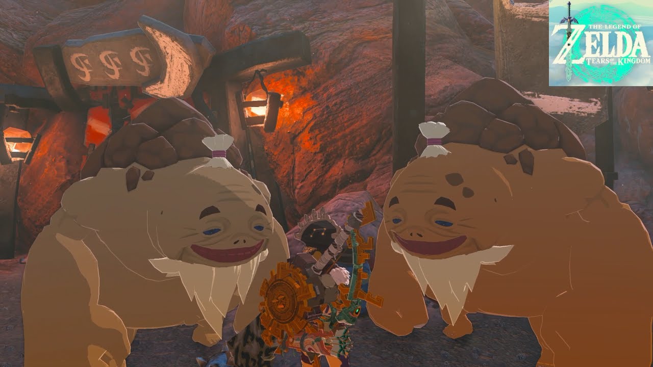 Zelda: Tears of the Kingdom [Switch 2] #204, Moon-Gazing Gorons; Ancient City Gorondia?