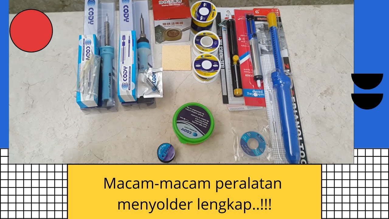 Perlengkapan menyolder yang harus dimiliki