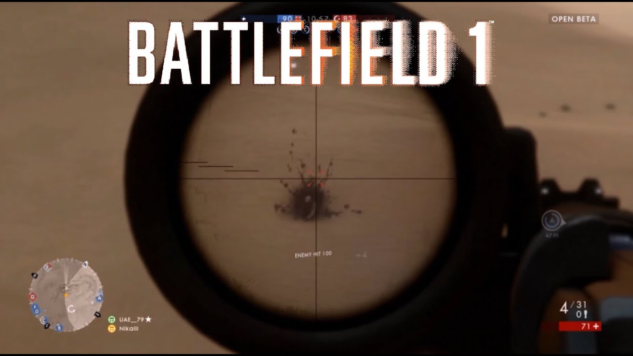 Battlefield 1 Sniper Compilation