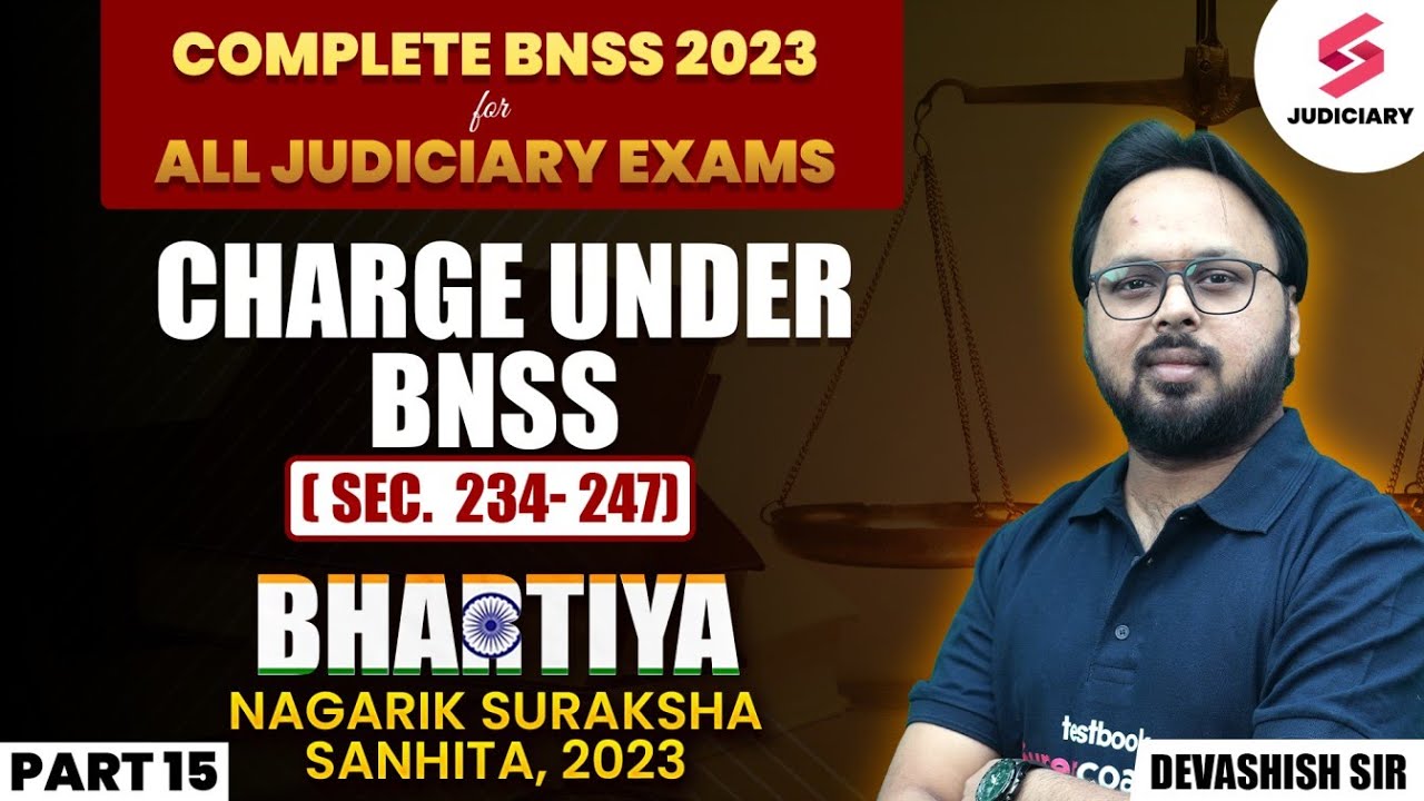 Complete Bhartiya Nagrik Suraksha Sanhita 2023 | BNSS Act for all judiciary exams | Devashish Sir