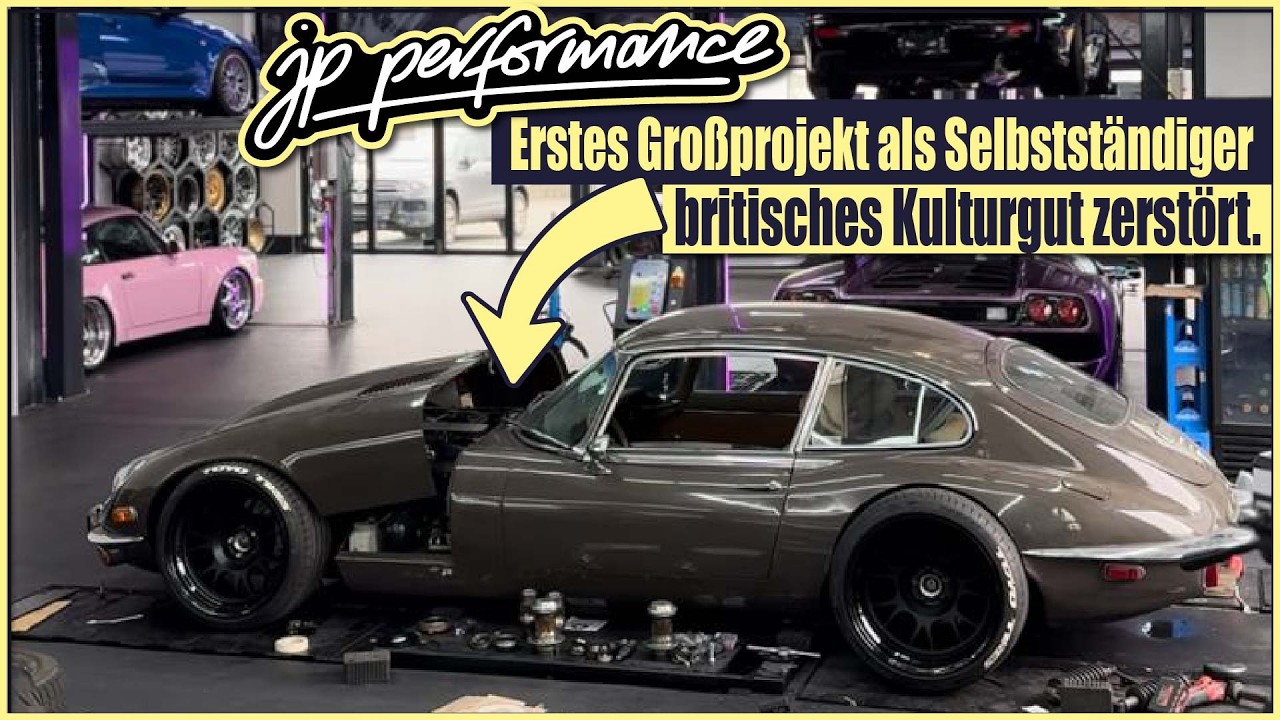 Vertrauen ist, wenn dir jemand seinen E-Type gibt – und eine Flex dazu. Einfach danke, Jean Pierre!