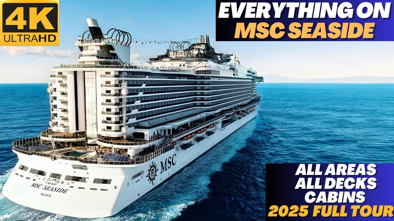 🚢 ВСЁ на MSC Seaside | Все зоны | Номер | Полный тур в 4K - ДЕЙСТВИТЕЛЬНО ЛИ ЭТОТ КОРАБЛЬ ПЛОХОЙ??