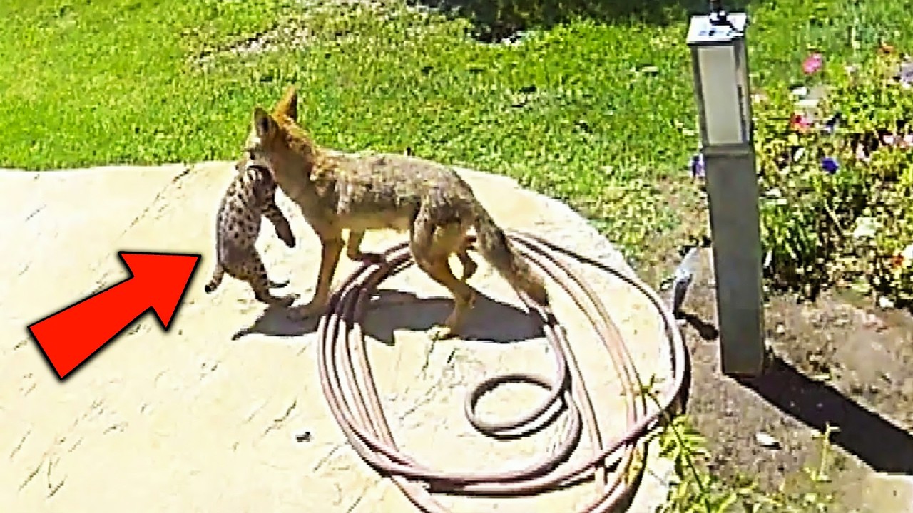 Family Saves Bobcat Kitten From Coyote’s Jaws — Thanks to Grandpa’s Old Habit