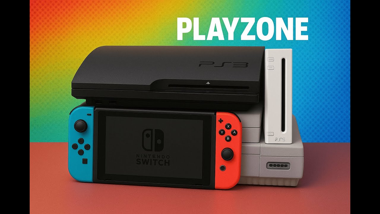 Todas las consolas en la palma de tu mano. PS4, PS5...WII, SWITCH, XBOX, PSP. con Playzone
