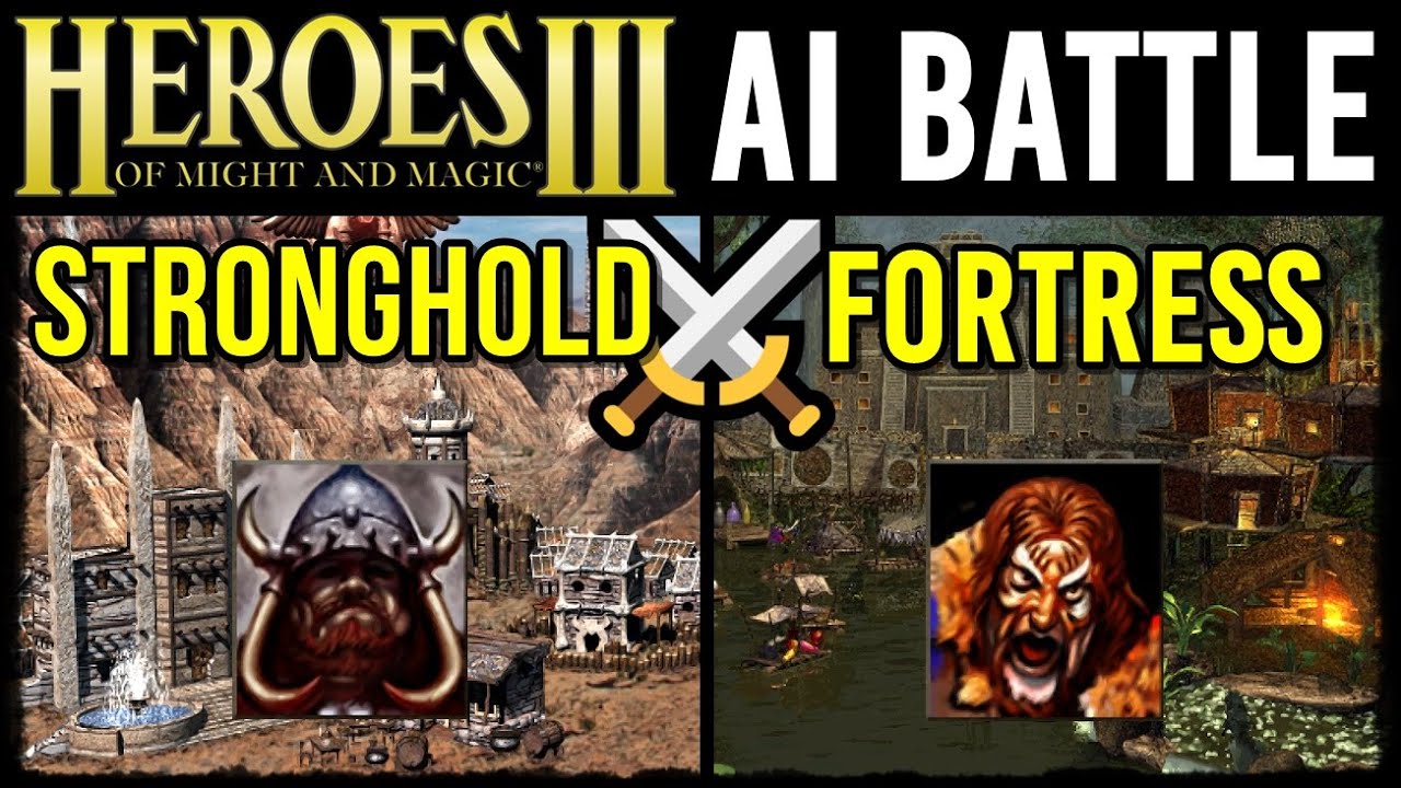 Heroes 3 AI Battle: Stronghold vs Fortress!