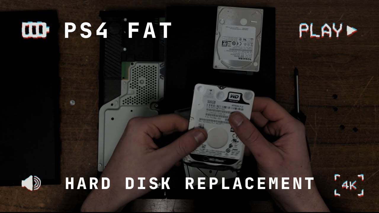 Cambio Hard Disk Playstation 4 Fat CUH-1216A