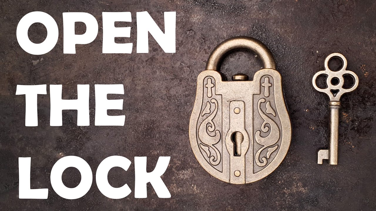 How to open a Tricky Padlock puzzle? #shorts
