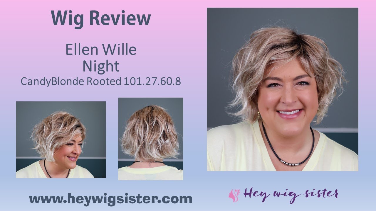 Ellen Wille Night in CandyBlonde Rooted 101.27.60.8 - SHORT SASSY STYLE FOR SUMMER!  WIG REVIEW