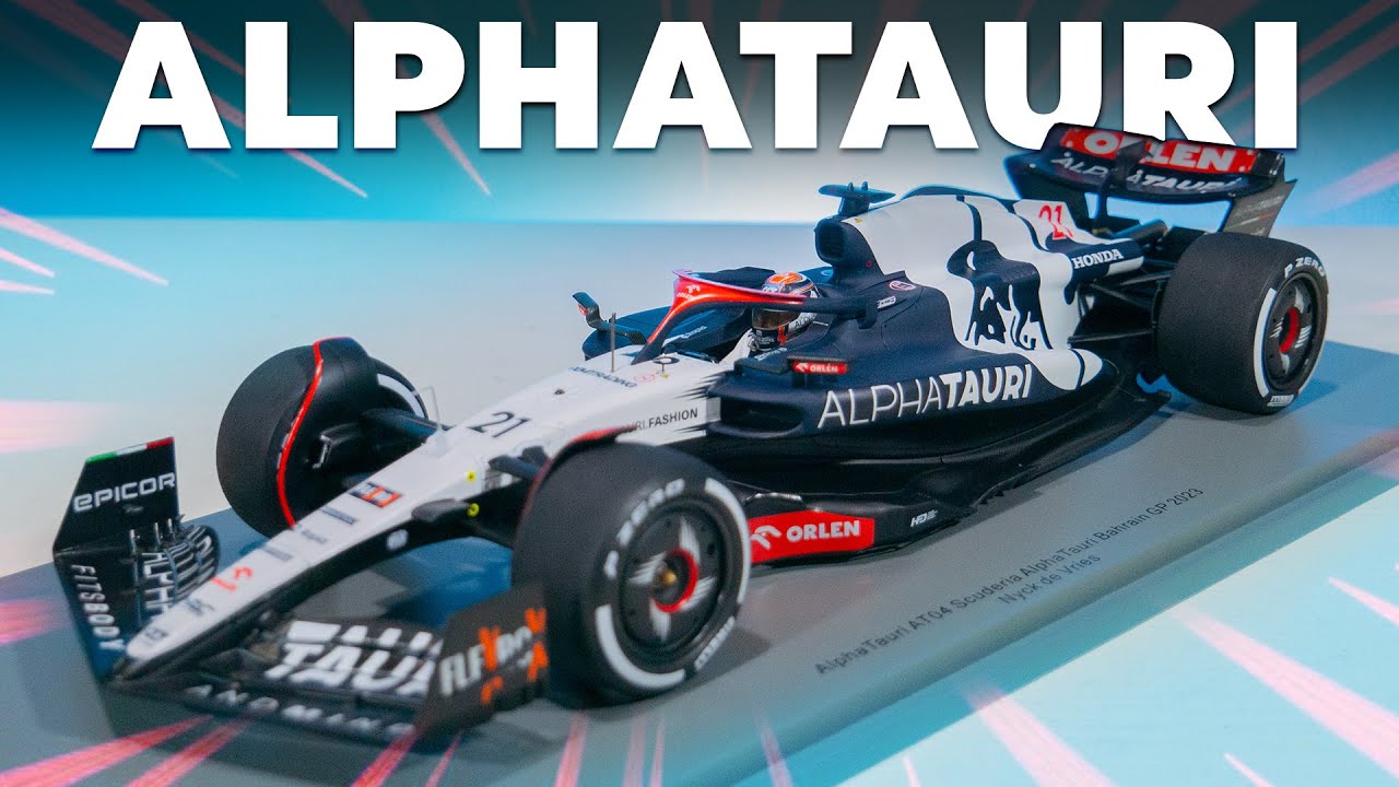 🔥 Unbelievable Detail! AlphaTauri AT04 Nyck de Vries 1/18 Scale Model – Must-See Review! 🏎️💥