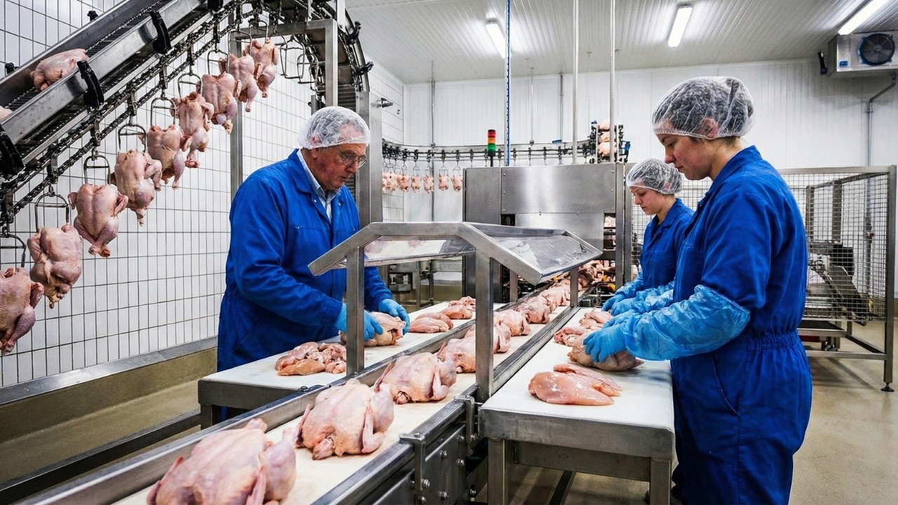 How Chicken Nuggets Are Made: Inside a Modern Meat Processing Plant | Real Footage