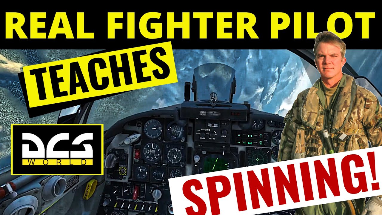 Real Fighter Pilot Teaches Spinning for F-5 in DCS