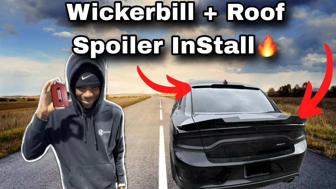 I SELF INSTALLED A WICKERBILL & ROOF SPOILER ON MY SWAPED 392 SCAT PACK😳......//WATCH TILL END🔥//