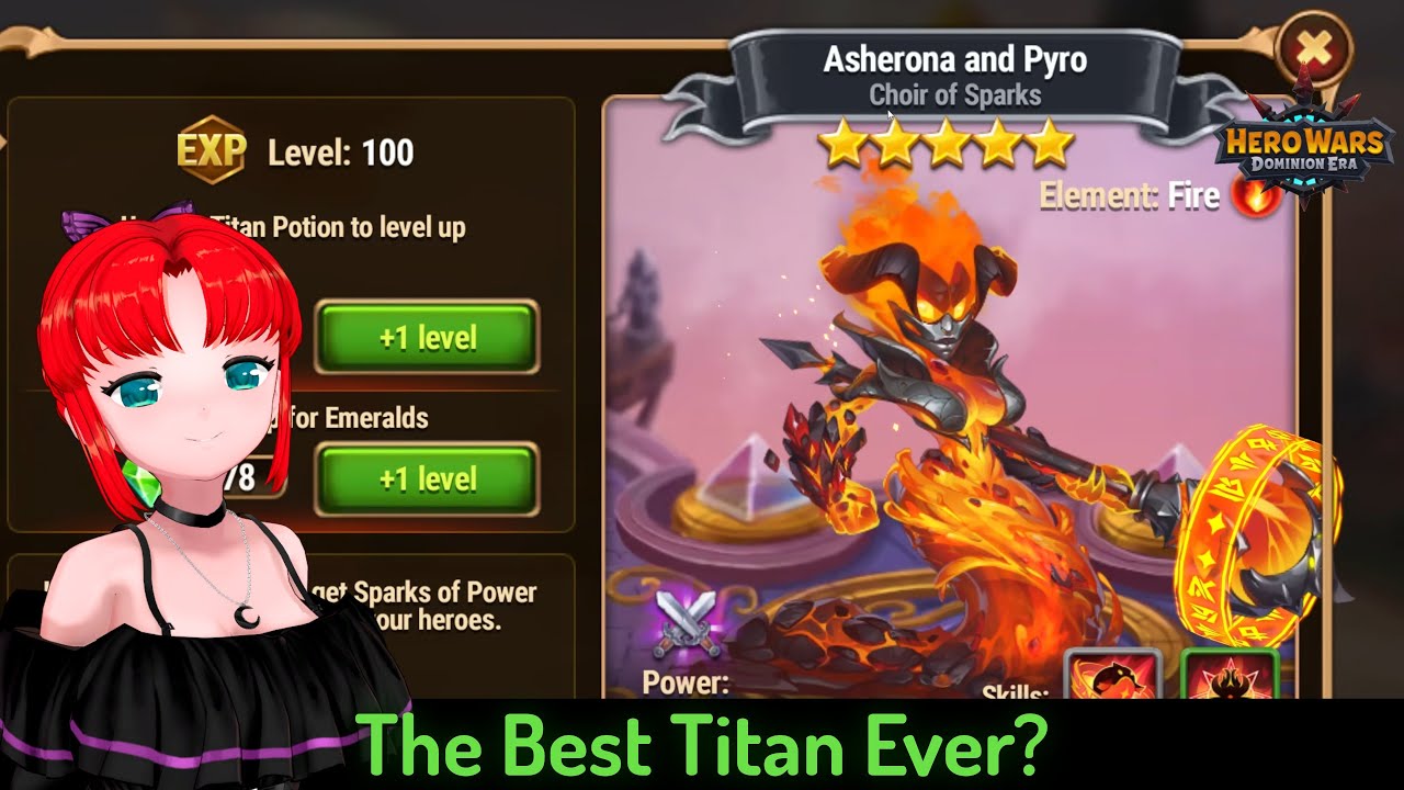 Asherona and Pyro First Impressions: She Seems Very Strong &mdash; Hero Wars: Dominion Era