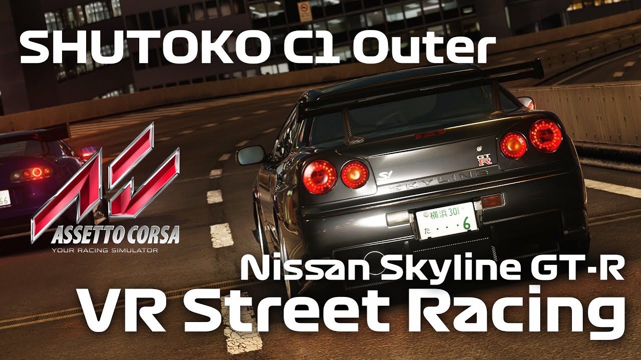Assetto Corsa - Shutoko C1 Outer - Nissan Skyline GT-R VR GamePlay