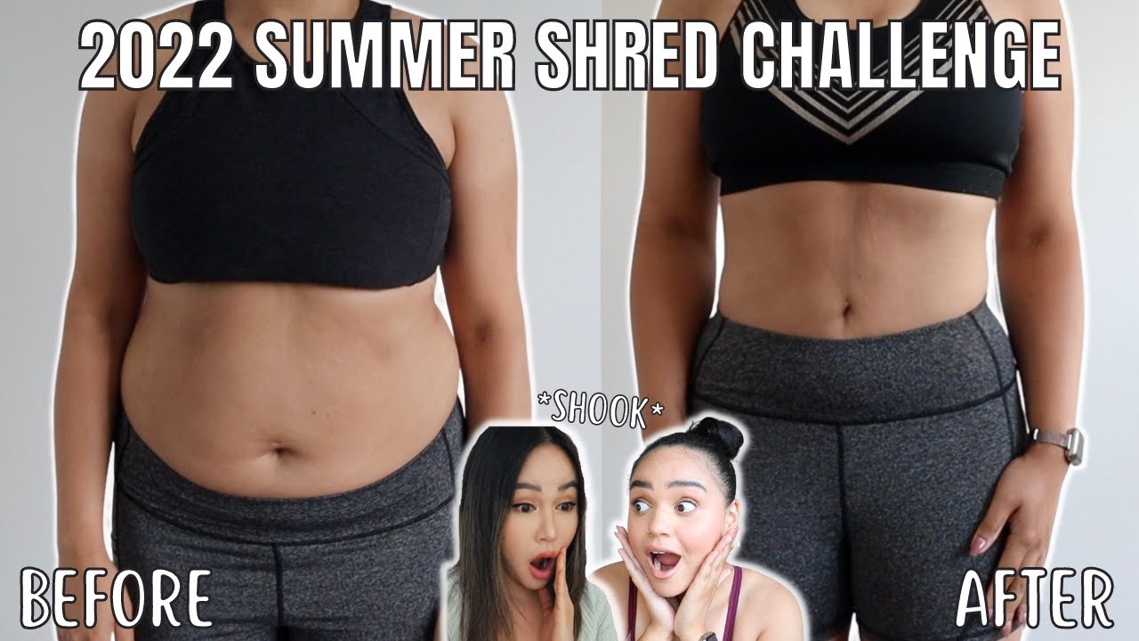 TRYING CHLOE TING'S 2022 SUMMER SHRED CHALLENGE *I'm SHOOK* l My REAL results from the 3 week shred
