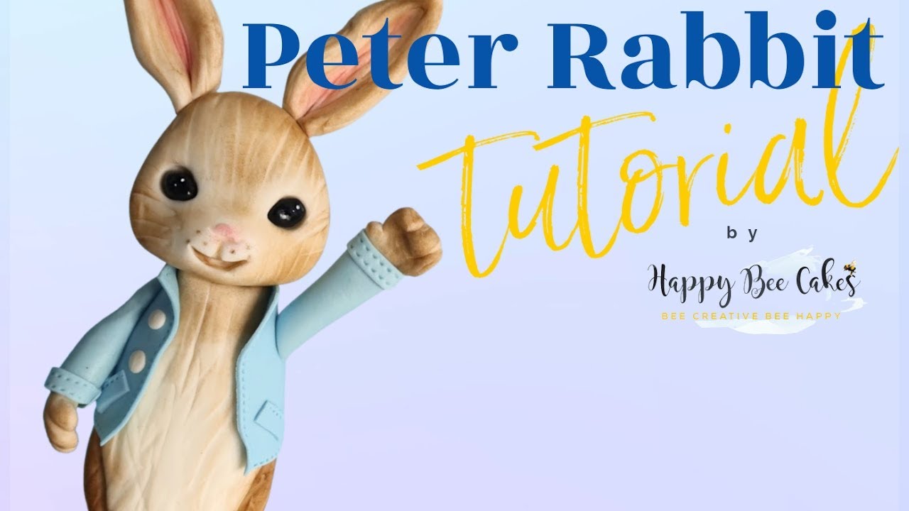 Peter Rabbit cake topper tutorial