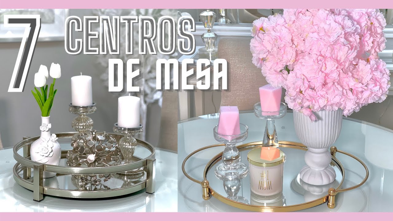 7 Centros de Mesa para esta temporada / Ideas para decorar tu casa