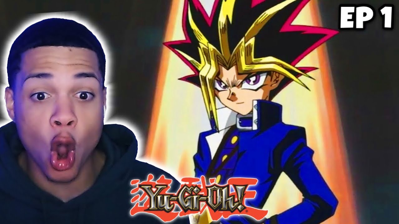 NON YUGIOH FAN REACTS TO YUGIOH EPISODE 1 FOR THE FIRST TIME!!