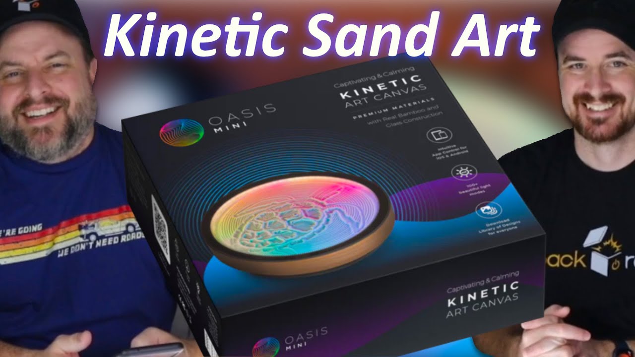 Oasis Mini Review - Calming, Captivating, Kinetic Sand Art!  How does it compare to the Drift?