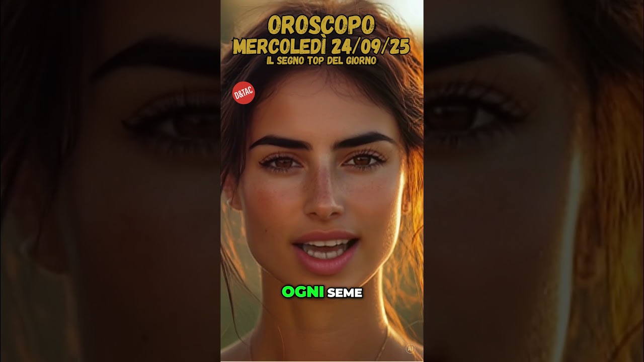 #oroscopo  mercoled&igrave; 240925 il SEGNo TOP DEL GIORNO
