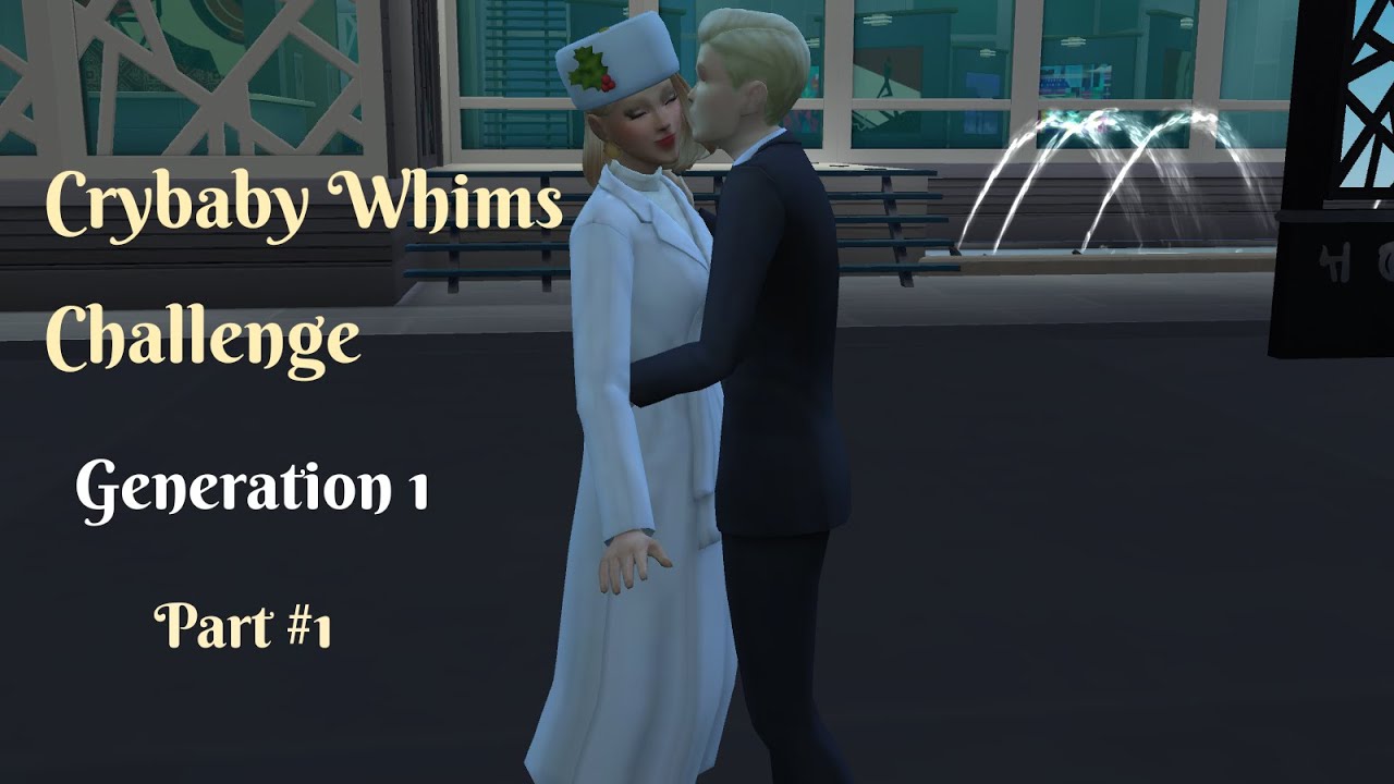 NEWLY WEDS | Gen 1 Crybaby Whims Challenge | The Sims 4 #1