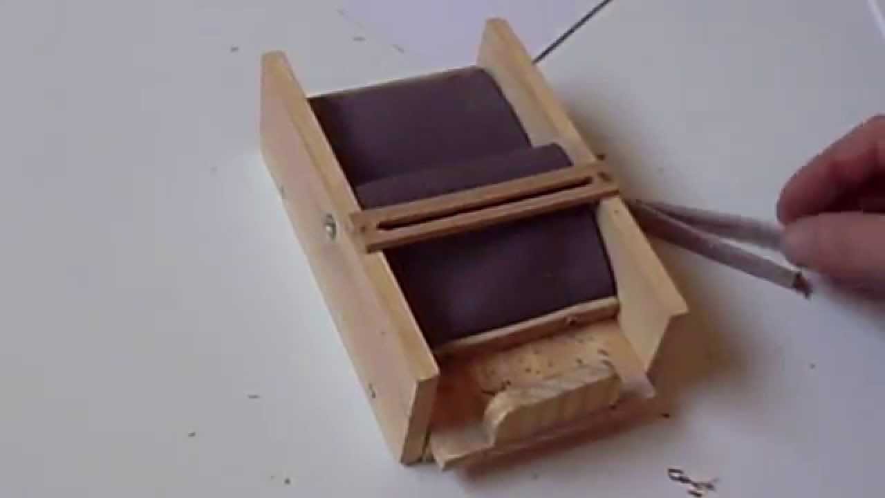 Construcción máquina de liar tabaco