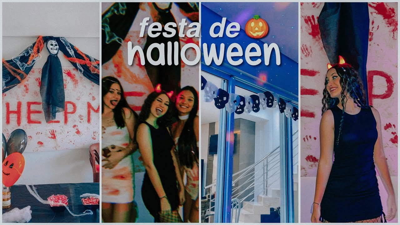 organizando minha festa de halloween 🎃✨