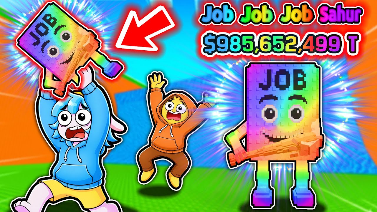 ได้ตัวเทพสุดแพง! หนีสึนามิเพื่อ Job Job Job Sahur! | Roblox Escape Tsunami For Brianrots!