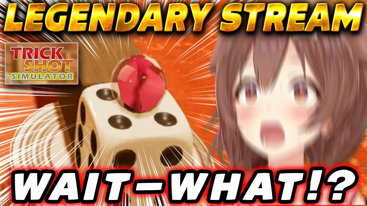 Korone pulls off a miracle that no one saw coming 😲✨️【Hololive Clips/Eng Sub/Trick Shot Simulator】