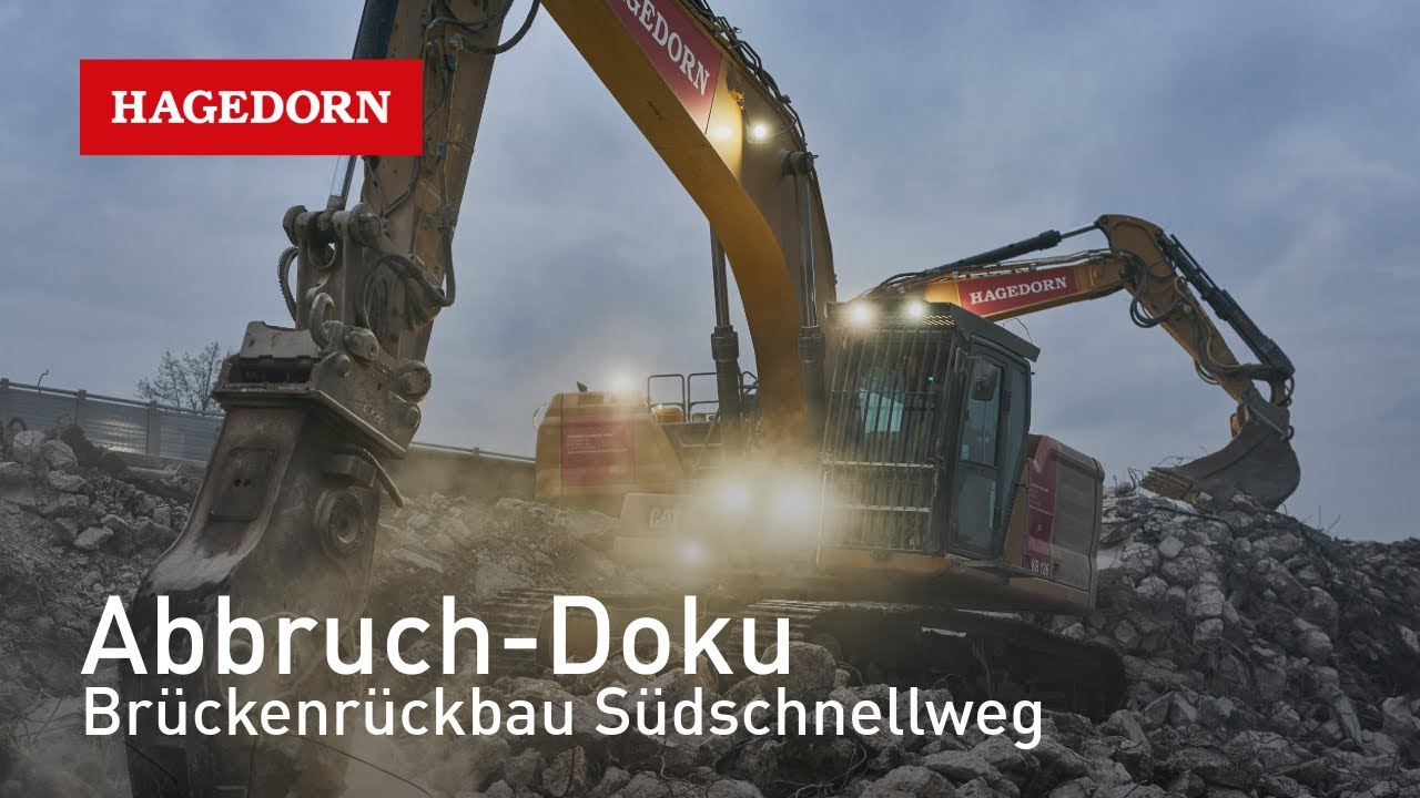 Abbruch-Doku: Der Brückenrückbau am Südschnellweg