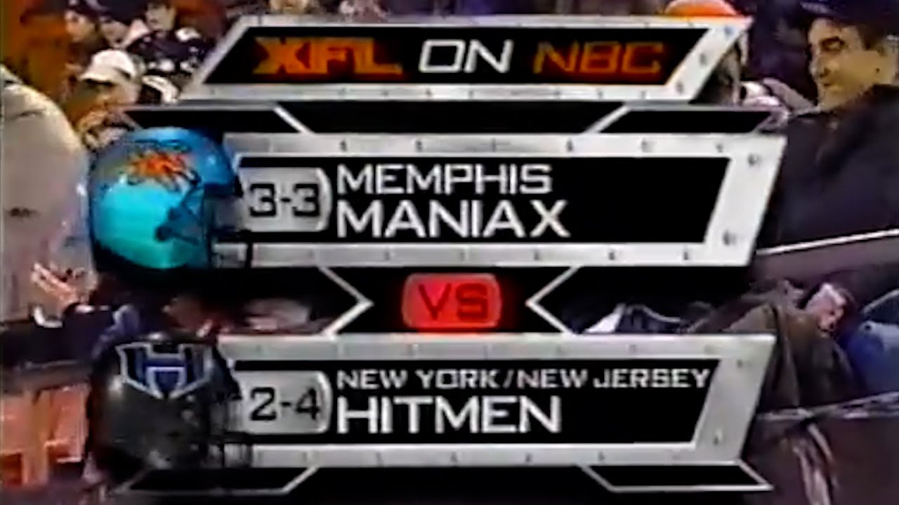 XFL 2001 - Week 7, Game 1 - Memphis Maniax at NY/NJ Hitmen