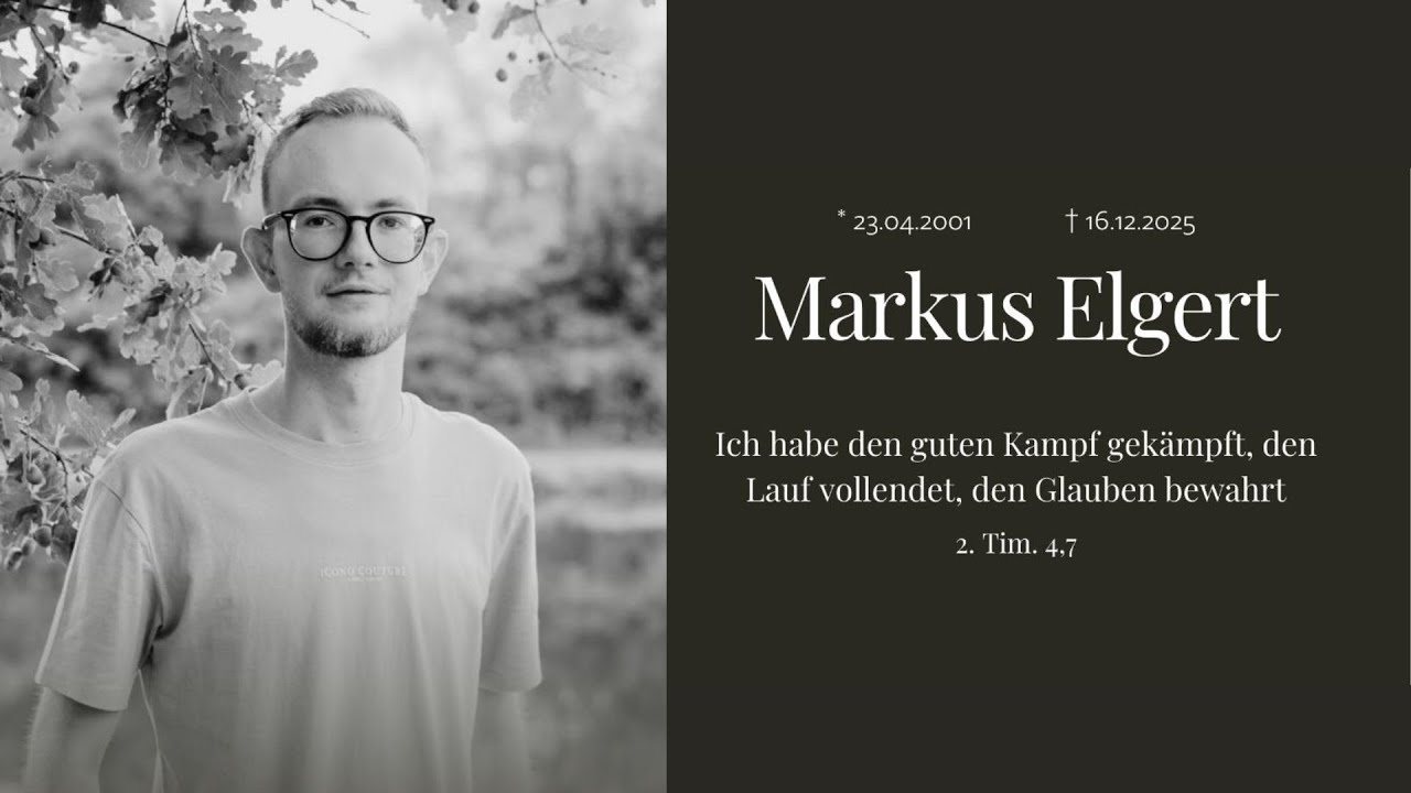 Trauerfeier/ Beerdigung von Markus Elgert