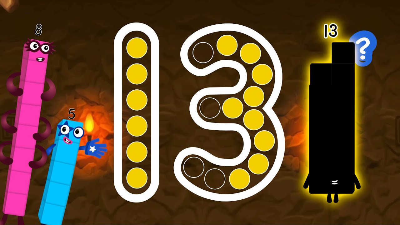 Numberblocks 13 Magic Run - Numberblocks Thirteen Adventure | Number Counting Explore
