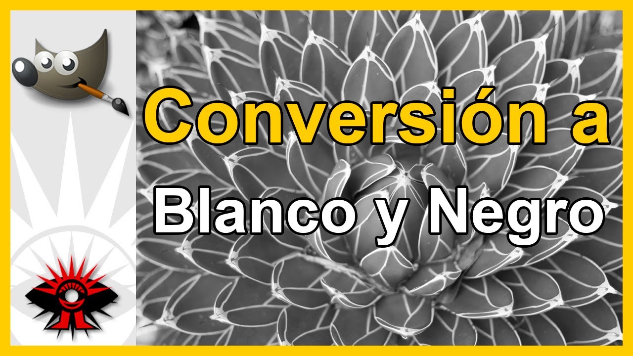 Conversión de la imagen digital a Blanco y Negro usando GIMP v2.10