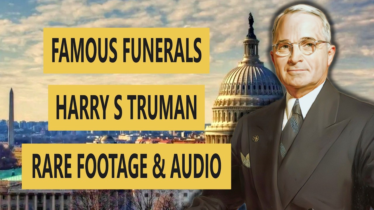 FAMOUS FUNERALS: Harry S. Truman - RARE Radio Coverage and  Hidden Funeral Story