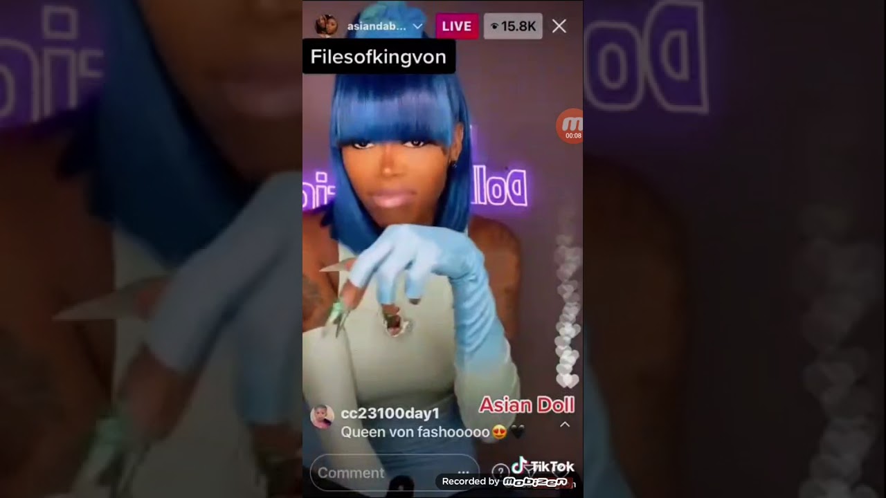 Asian doll acts like king von and listen to his music (Rip Von