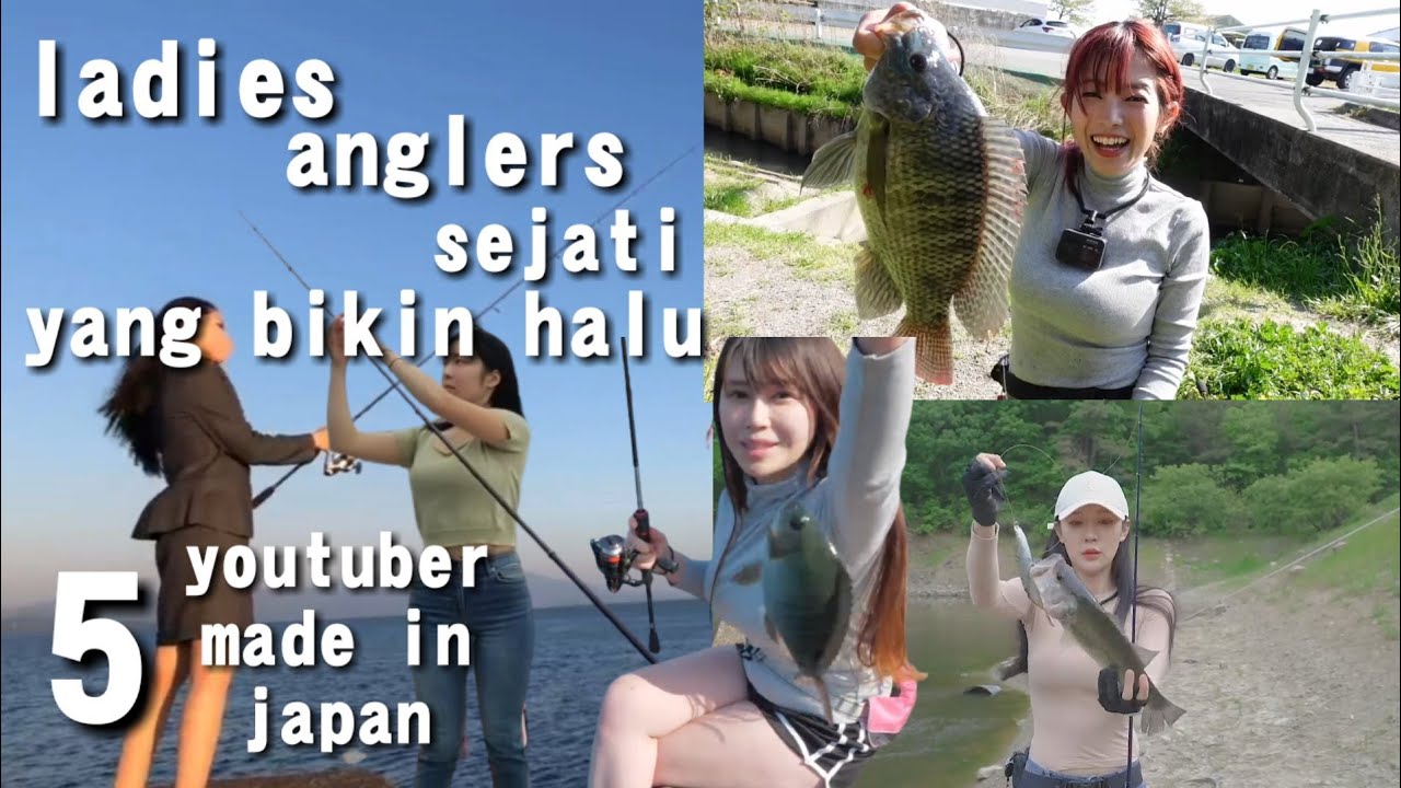 5  chanell youtube mancing tersexy dan hot bikin gagal fokus // fishing mania // mancing mania