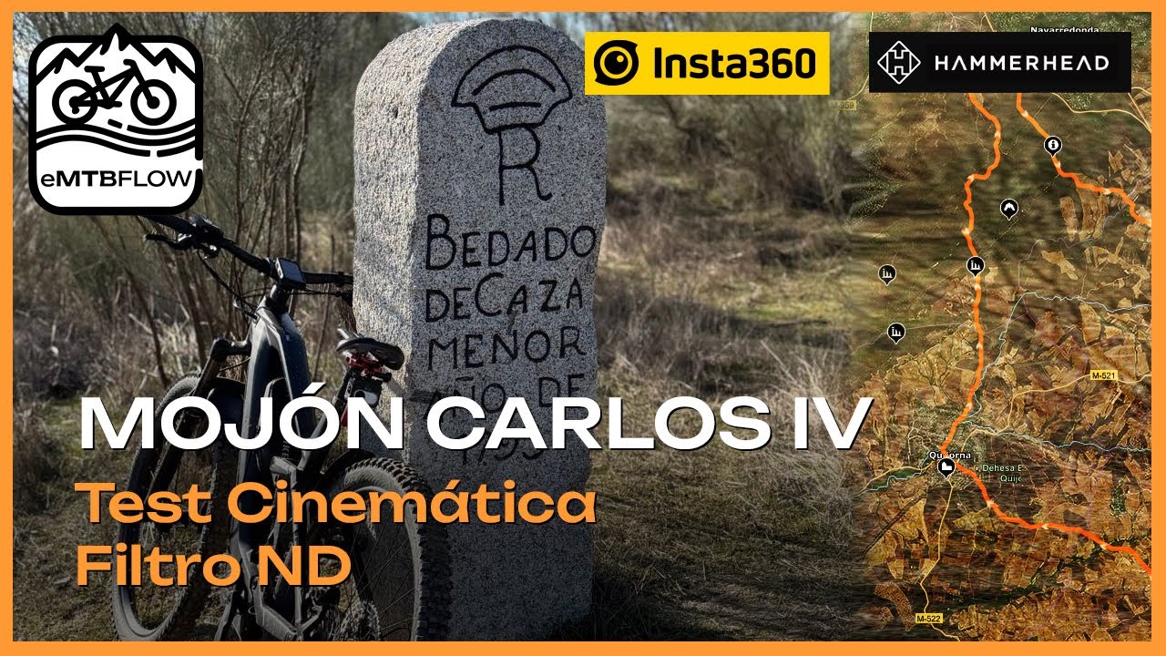Ruta 🚴⚡️ eMTB: Mojón de Quijorna | Insta360 Ace Pro 2 | Prueba de cinemática con filtro ND
