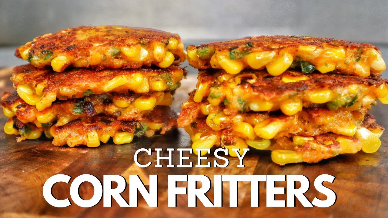 Cheesy Corn Fritters Recipe | Appetizers Easy To Make