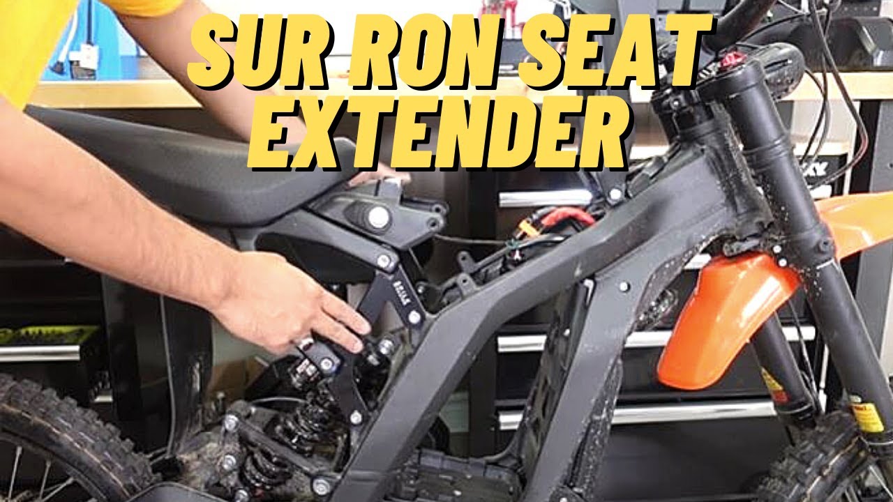 Sur ron/Segway Seat Extender Riser Lift Kit Installation Milk Racing